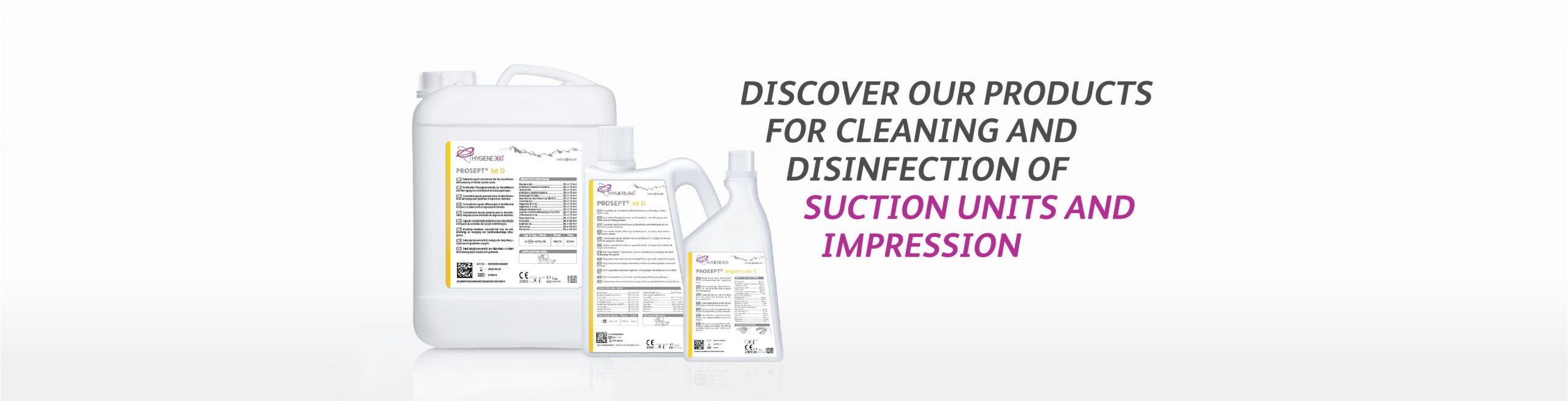 Suction Units, Impression Disinfectants and Cleaners